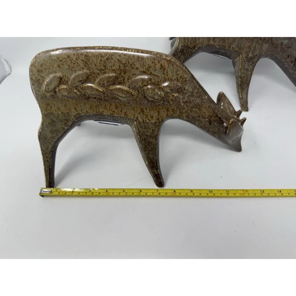 NWT JONATHAN ADLER X MICHAELS ABSTRACT DEER SCULPTURE Pair Table Too Decor
